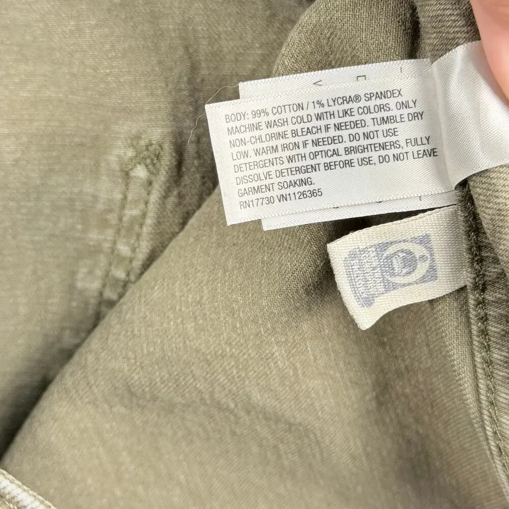Universal Thread Sailor Wide Leg Jeans Olive Size 17
